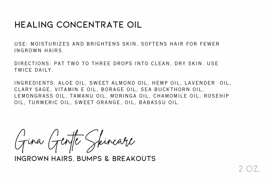 Healing concentrate Oil